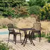 Image de Ensemble De Bistro 3 Pcs Aluminium Coulé Bronze Vidaxl