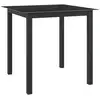 Image de Vidaxl ensemble à manger de jardin 5 pcs aluminium anthracite