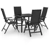 Image de Ensemble À Manger De Jardin 5 Pcs Aluminium Anthracite Vidaxl