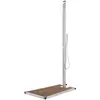 Image de Douche De Jardin Avec Base Marron 225 Cm Acier Inoxydable Vidaxl