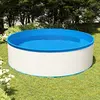 Image de Piscine Avec Écumoire Suspendue Et Pompe 350x90 Cm Blanc Vidaxl