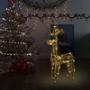 Image de Renne De Décoration De Noël 90 Led 60x16x100 Cm Acrylique Vidaxl