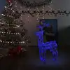 Image de Renne De Décoration De Noël 90 Led 60x16x100 Cm Acrylique Vidaxl