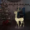 Image de vidaXL Renne de Décoration de Noël Décoration de Vacances Renne Lumineux Jardin Patio Arrière-cour Extérieur Acrylique 140 329781