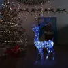 Image de vidaXL Renne de Décoration de Noël Décoration de Vacances Renne Lumineux Jardin Patio Arrière-cour Extérieur Acrylique 140 329783