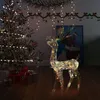 Image de Renne De Décoration De Noël Acrylique 140 Led Colorées 120 Cm Vidaxl