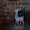 Image de Renne De Noël Xxl Acrylique 250 Led 180 Cm Coloré Vidaxl