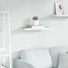 Image de Étagère Murale Flottante Chêne Et Blanc 60x23,5x3,8 Cm Mdf Vidaxl