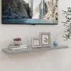 Image de vidaXL Étagère murale flottante Gris béton 90x235x38 cm MDF