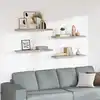 Image de Étagères Murales Flottantes 4 Pcs Gris Béton 90x23,5x3,8cm Mdf Vidaxl