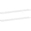 Image de Étagères Murales 2 Pcs Blanc 100x9x3 Cm Vidaxl