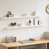 Image de Étagères Murales 2 Pcs Blanc 115x9x3 Cm Vidaxl