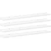 Image de Étagères Murales 4 Pcs Blanc 80x9x3 Cm Vidaxl