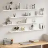 Image de Étagères Murales 4 Pcs Blanc 115x9x3 Cm Vidaxl