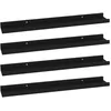 Image de Étagères Murales 4 Pcs Noir 60x9x3 Cm Vidaxl