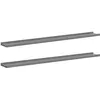 Image de Étagères Murales 2 Pcs Gris 100x9x3 Cm Vidaxl