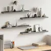 Image de Étagères Murales 4 Pcs Gris 60x9x3 Cm Vidaxl