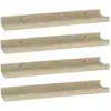 Image de Étagères Murales 4 Pcs Chêne Sonoma 40x9x3 Cm Vidaxl