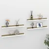 Image de vidaXL Étagères murales 4 pcs Blanc et chêne Sonoma 60x9x3 cm