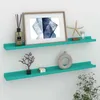 Image de Étagères Murales 2 Pcs Bleu 80x9x3 Cm Vidaxl