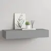 Image de Étagère À Tiroir Murale Gris 60x23,5x10 Cm Mdf Vidaxl