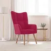 Image de vidaXL Chaise de Relaxation Fauteuil de Détente Siège de Relaxation Chaise de Détente Salon Salle de Séjour Intérieur Rouge 328056