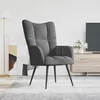 Image de vidaXL Chaise de Relaxation Fauteuil de Détente Siège de Relaxation Chaise de Détente Salon Salle de Séjour Intérieur Gris 328074