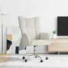 Image de vidaXL Chaise de Relaxation Fauteuil de Détente Siège de Relaxation Chaise de Détente Salon Salle de Séjour Intérieur Blanc 328170