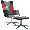 Image de vidaXL Chaise de Relaxation avec Repose-pied Siège de Relaxation Fauteuil de Détente avec Tabouret Salon Salle de Séjour 328202