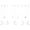 Image de Guirlande Lumineuse Étoile Et Lune Avec Télécommande 345 Led Vidaxl