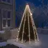 Image de Guirlande Lumineuse D'arbre De Noël 300 Led Blanc Froid 300 Cm Vidaxl