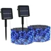 Image de Lampes Solaires 2 Pcs 2x200 Led Bleu Intérieur Extérieur Vidaxl