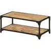 Image de Table Basse 90x45x35 Cm Bois De Manguier Massif Brut Vidaxl