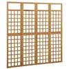 Image de Vidaxl cloison de séparation à 4 panneaux bois de pin solide 161x180cm