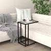 Image de Table D'appoint Ordinateur Transparent 50x35x65 Cm Verre Trempé Vidaxl