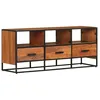 Image de Meuble Tv 110x30x45 Cm Bois D'acacia Massif Vidaxl