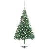 Image de Arbre De Noël Artificiel Pré-éclairé/boules 120 Cm 230 Branches Vidaxl
