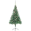 Image de Arbre De Noël Artificiel Pré-éclairé/boules 150 Cm 380 Branches Vidaxl