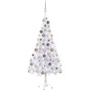 Image de Arbre De Noël Artificiel Pré-éclairé/boules 180 Cm 620 Branches Vidaxl