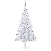 Image de Arbre De Noël Artificiel Pré-éclairé/boules 210 Cm 910 Branches Vidaxl