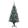 Image de Arbre De Noël Artificiel Avec Led/boules Pommes De Pin 180cm Vidaxl