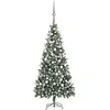 Image de Arbre De Noël Artificiel Pré-éclairé/boules Pommes De Pin 210cm Vidaxl
