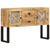 Image de Buffet 110x30x74 Cm Bois De Manguier Brut Vidaxl