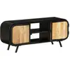 Image de Meuble Tv 110x30x45 Cm Bois De Manguier Brut Vidaxl