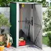 Image de Abri De Jardin Vert 118,5 X 97 X 209,5 Cm Acier Galvanisé Vidaxl