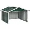 Image de Abri Tondeuse Robot De Jardin 92x97x63 Cm Acier Galvanisé Vert Vidaxl