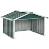 Image de Vidaxl abri tondeuse robot de jardin 92x97x63 cm acier galvanisé vert