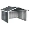 Image de Abri Pour Robot De Jardin 92x97x63cm Acier Galvanisé Anthracite Vidaxl