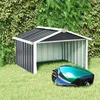 Image de vidaXL Abri pour Tondeuse Robot de Jardin Acier Galvanisé Anthracite 92x97x63 cm Rangement Extérieur 150909