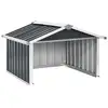 Image de Vidaxl abri pour robot de jardin 92x97x63cm acier galvanisé anthracite